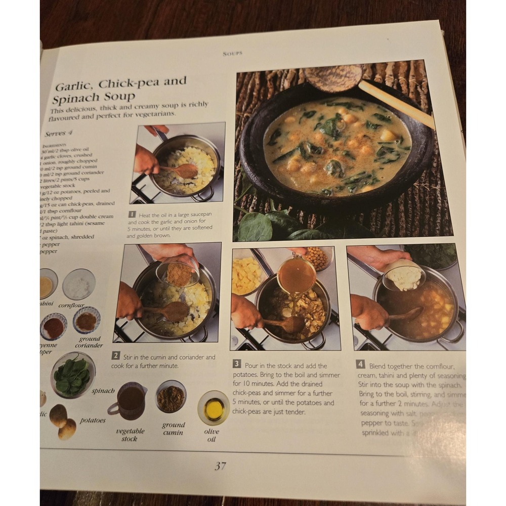 The Vegetarian Cookbook 1999, vegetables tofu grains pasta soups - Picture 5 of 7